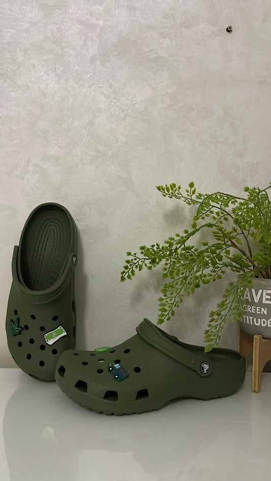 Classic clog vert militaire