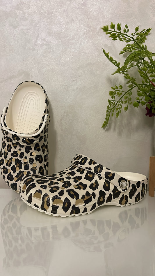 Leopard Classic clog